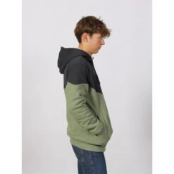 Sweat à Capuche Basement Plush Vert Homme - Picture -TEDDY Vetements Magasin sweat a capuche basement plush vert homme picture 2