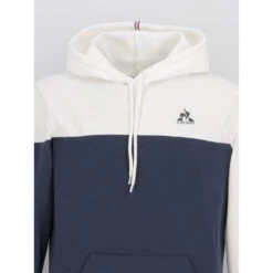 Sweat à Capuche Bicolore Bleu Blanc Homme - Le Coq Sportif -TEDDY Vetements Magasin sweat a capuche bicolore bleu blanc homme le coq sportif 2