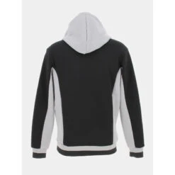 Sweat à Capuche Bicolore Gris Noir Homme - Project X Paris -TEDDY Vetements Magasin sweat a capuche bicolore gris noir homme project x paris 1