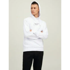 Sweat à Capuche Bluearchie Premium Blanc Homme - Jack & Jones
