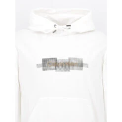 Sweat à Capuche Box Striped Logo Blanc Homme - Calvin Klein -TEDDY Vetements Magasin sweat a capuche box striped logo blanc homme calvin klein 2