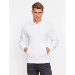Sweat à Capuche Christian Blanc Homme - Guess