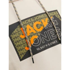 Sweat à Capuche Cologan Aw23 Beige Homme - Jack & Jones -TEDDY Vetements Magasin sweat a capuche cologan aw23 beige homme jack jones 2