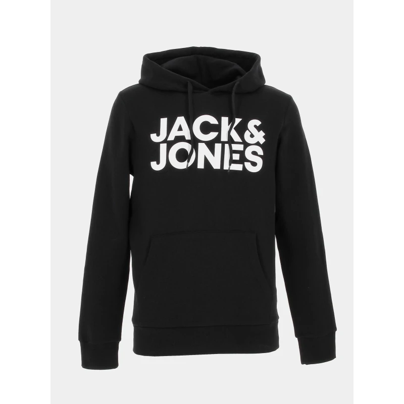 Sweat à Capuche Corporate Logo Noir Homme - Jack & Jones 3 Sweat à Capuche Corporate Logo Noir Homme - Jack & Jones