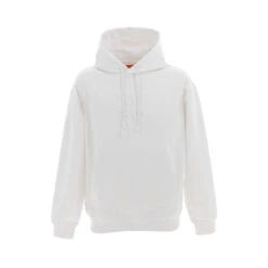 Sweat à Capuche Embossé Dokras Blanc Homme - Hugo
