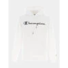 Sweat à Capuche Hooded Blanc Homme - Champion -TEDDY Vetements Magasin sweat a capuche hooded blanc homme champion