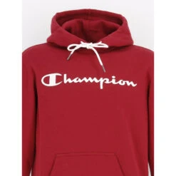Sweat à Capuche Hooded Bordeaux Homme - Champion -TEDDY Vetements Magasin sweat a capuche hooded bordeaux homme champion 2