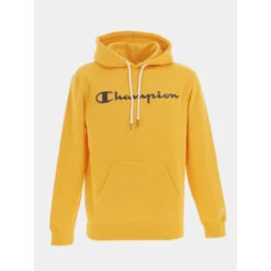 Sweat à Capuche Hooded Jaune Homme - Champion