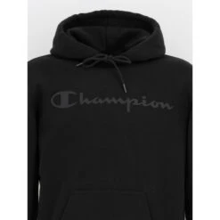 Sweat à Capuche Hooded Legacy Noir Homme - Champion 8 Sweat à Capuche Hooded Legacy Noir Homme - Champion -TEDDY Vetements Magasin sweat a capuche hooded legacy noir homme champion 2