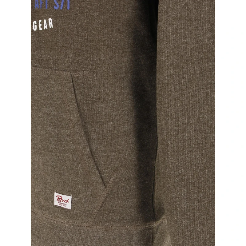 Petrol Industries Sweat à Capuche Hooded Marron Homme - Petrol Induistries 6 Petrol Industries Sweat à Capuche Hooded Marron Homme - Petrol Induistries – Image 4