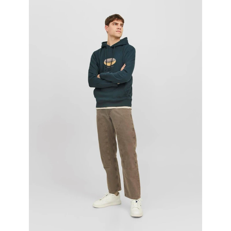 Sweat à Capuche Jordalston Vert Homme - Jack & Jones 5 Sweat à Capuche Jordalston Vert Homme - Jack & Jones – Image 3