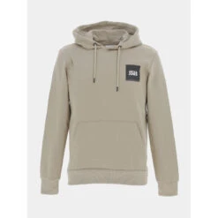 Sweat à Capuche Lock Beige Homme - Jack & Jones