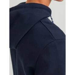 Sweat à Capuche Logan Aw23 Bleu Marine Homme - Jack & Jones -TEDDY Vetements Magasin sweat a capuche logan aw23 bleu marine homme jack jones 3