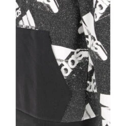 Sweat à Capuche Logo 3 Bandes Noir Homme - Adidas -TEDDY Vetements Magasin sweat a capuche logo 3 bandes noir homme adidas 3