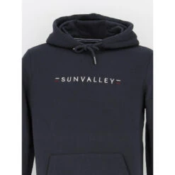 SUN VALLEY Sweat à Capuche Logo Brodé Bleu Marine Homme - Sunvalley 8 SUN VALLEY Sweat à Capuche Logo Brodé Bleu Marine Homme - Sunvalley -TEDDY Vetements Magasin sweat a capuche logo brode bleu marine homme sunvalley 2