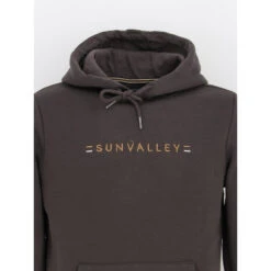 SUN VALLEY Sweat à Capuche Logo Brodé Marron Homme - Sunvalley 8 SUN VALLEY Sweat à Capuche Logo Brodé Marron Homme - Sunvalley -TEDDY Vetements Magasin sweat a capuche logo brode marron homme sunvalley 2