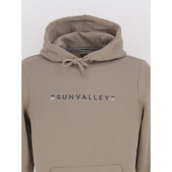 SUN VALLEY Sweat à Capuche Logo Central Brodé Marron Homme - Sunvalley 8 SUN VALLEY Sweat à Capuche Logo Central Brodé Marron Homme - Sunvalley -TEDDY Vetements Magasin sweat a capuche logo central brode marron homme sunvalley 2