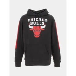 Sweat à Capuche Nba Chicago Bulls Noir Homme - New Era