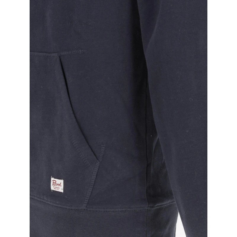 Sweat à Capuche Print Bleu Marine Homme - Petrol Industries 6 Sweat à Capuche Print Bleu Marine Homme - Petrol Industries – Image 4
