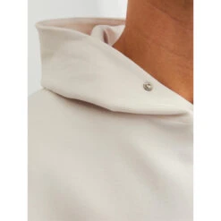 Sweat à Capuche Sanchez Uni Crème Homme - Jack & Jones -TEDDY Vetements Magasin sweat a capuche sanchez uni creme homme jack jones 2