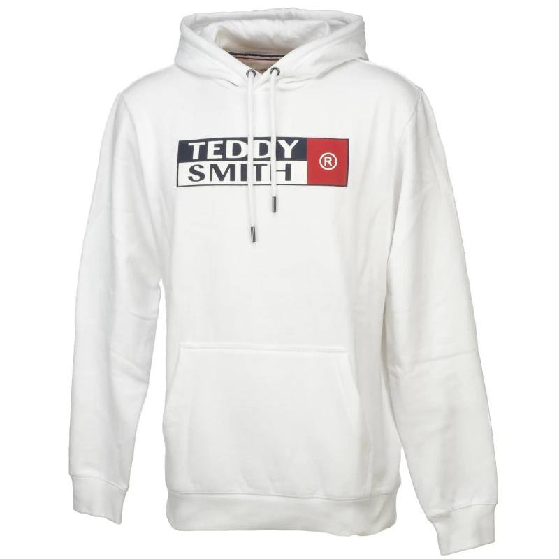 Sweat à Capuche Setik Blanc Homme - Teddy Smith 3 Sweat à Capuche Setik Blanc Homme - Teddy Smith