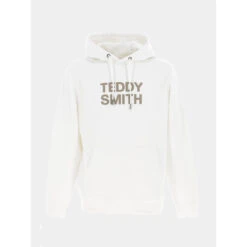 Sweat à Capuche Siclass Blanc Homme - Teddy Smith