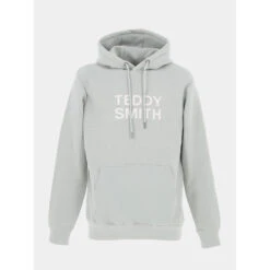 Sweat à Capuche Siclass Vert D'eau Homme - Teddy Smith