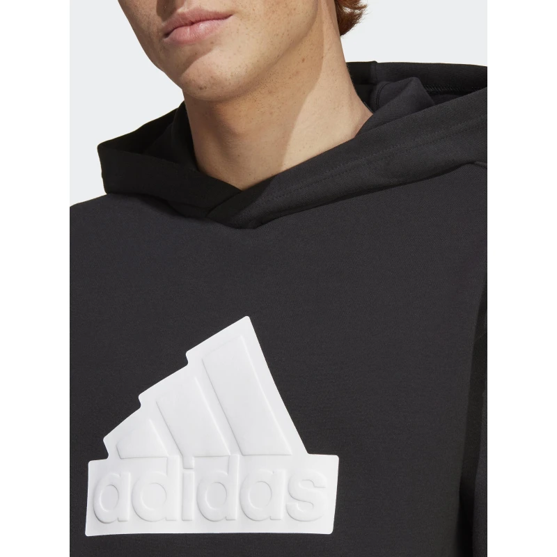 Sweat à Capuche Sportswear Fi Bos Noir Homme - Adidas 6 Sweat à Capuche Sportswear Fi Bos Noir Homme - Adidas – Image 4