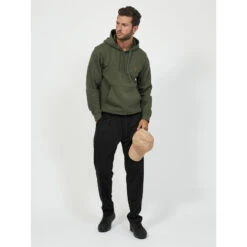 Sweat à Capuche Uni Christian Kaki Homme - Guess -TEDDY Vetements Magasin sweat a capuche uni christian kaki homme guess 2