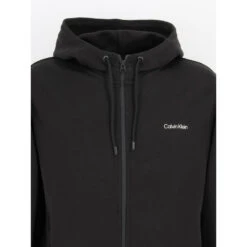 Sweat à Capuche Zip Micro Logo Noir Homme - Calvin Klein 8 Sweat à Capuche Zip Micro Logo Noir Homme - Calvin Klein -TEDDY Vetements Magasin sweat a capuche zip micro logo noir homme calvin klein 2