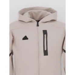 Sweat à Capuche Zippé Designed 4 Gameday Beige Homme - Adidas 8 Sweat à Capuche Zippé Designed 4 Gameday Beige Homme - Adidas -TEDDY Vetements Magasin sweat a capuche zippe designed 4 gameday beige homme adidas 2