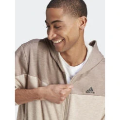 Sweat à Capuche Zippé Mel Marron Homme - Adidas -TEDDY Vetements Magasin sweat a capuche zippe mel marron homme adidas 2