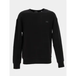 Sweat Classic Crew Noir Homme - Jack & Jones