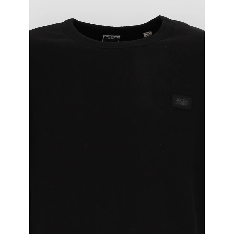 Sweat Classic Crew Noir Homme - Jack & Jones 6 Sweat Classic Crew Noir Homme - Jack & Jones – Image 4