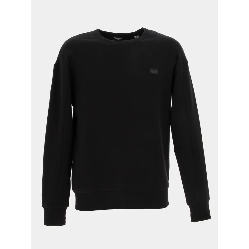 Sweat Classic Crew Noir Homme - Jack & Jones 3 Sweat Classic Crew Noir Homme - Jack & Jones