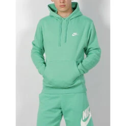 Sweat Nsw Club Vert Homme - Nike