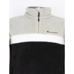 Sweat Polaire Zippé Noir Homme - Champion -TEDDY Vetements Magasin sweat polaire zippe noir homme champion 2