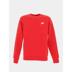 Sweat Sportswear Club Crew Rouge Homme - Nike