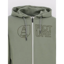 Sweat Zippé à Capuche Basement Vert Kaki Homme - Picture -TEDDY Vetements Magasin sweat zippe a capuche basement vert kaki homme picture 2