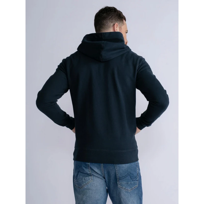 Sweat Zippé à Capuche Brodé Bleu Marine Homme - Petrol Industries 4 Sweat Zippé à Capuche Brodé Bleu Marine Homme - Petrol Industries – Image 2