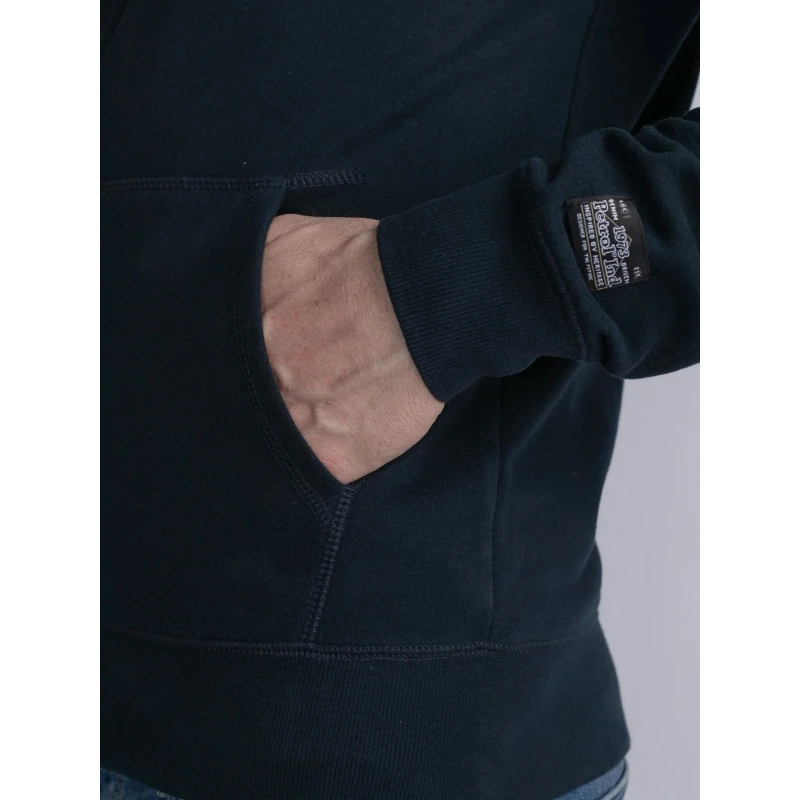 Sweat Zippé à Capuche Brodé Bleu Marine Homme - Petrol Industries 6 Sweat Zippé à Capuche Brodé Bleu Marine Homme - Petrol Industries – Image 4