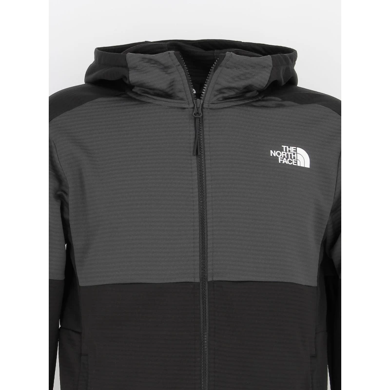 Sweat Zippé à Capuche Colorblock Noir Homme - The North Face 5 Sweat Zippé à Capuche Colorblock Noir Homme - The North Face – Image 3