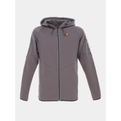 Sweat Zippé à Capuche Paviso Réfléchissant Gris Homme - Ellesse