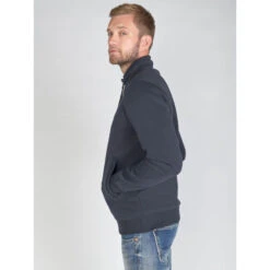 Sweat Zippé Galaxy Bleu Marine Homme - Le Temps Des Cerises -TEDDY Vetements Magasin sweat zippe galaxy bleu marine homme le temps des cerises 1 2