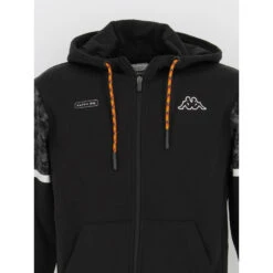 Sweat Zippé Genzo Graphik Noir Homme - Kappa 8 Sweat Zippé Genzo Graphik Noir Homme - Kappa -TEDDY Vetements Magasin sweat zippe genzo graphik noir homme kappa 2