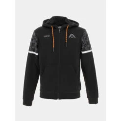 Sweat Zippé Genzo Graphik Noir Homme - Kappa