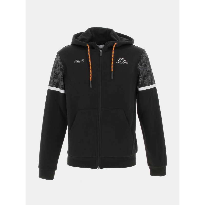 Sweat Zippé Genzo Graphik Noir Homme - Kappa 3 Sweat Zippé Genzo Graphik Noir Homme - Kappa