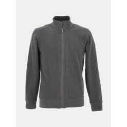 Sweat Zippé Lyman Gris Anthracite Homme - Sun Valley