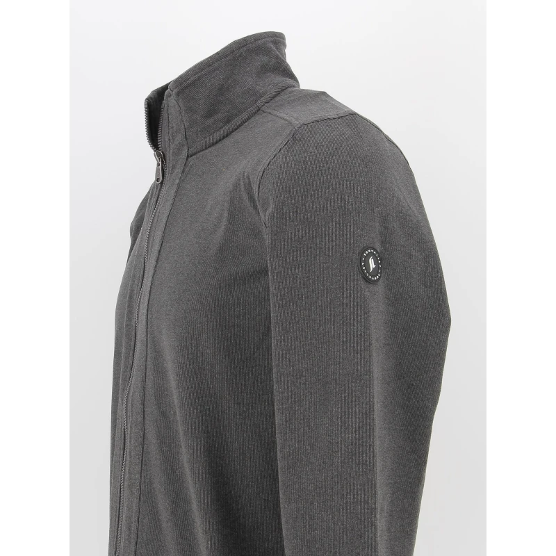 Sweat Zippé Lyman Gris Anthracite Homme - Sun Valley 6 Sweat Zippé Lyman Gris Anthracite Homme - Sun Valley – Image 4