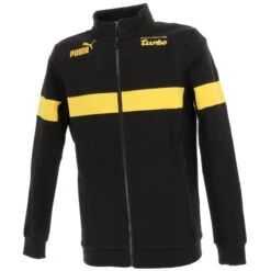 Sweat Zippé Porsche Noir Homme - Puma